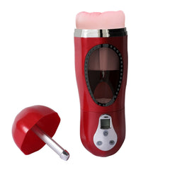 Urway Vibrator Male Masturbation Cup Red-1954802623559372800