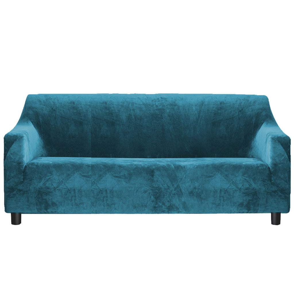 Marlow Sofa Covers 4 Seater High Stretch Green Agate Green-1954802340758425600