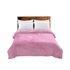 DreamZ 320GSM 220x240cm Ultra Soft Mink Pink Queen-1954802937716936704