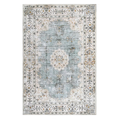 Marlow Floor Rug Short Pile Washable Vintage Carpet Soft Plush Non Slip 80x120-1954802391035547648