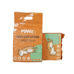PaWz 2.5kg Tofu Cat Litter Clumping Green Tea x1-1954802393107533824