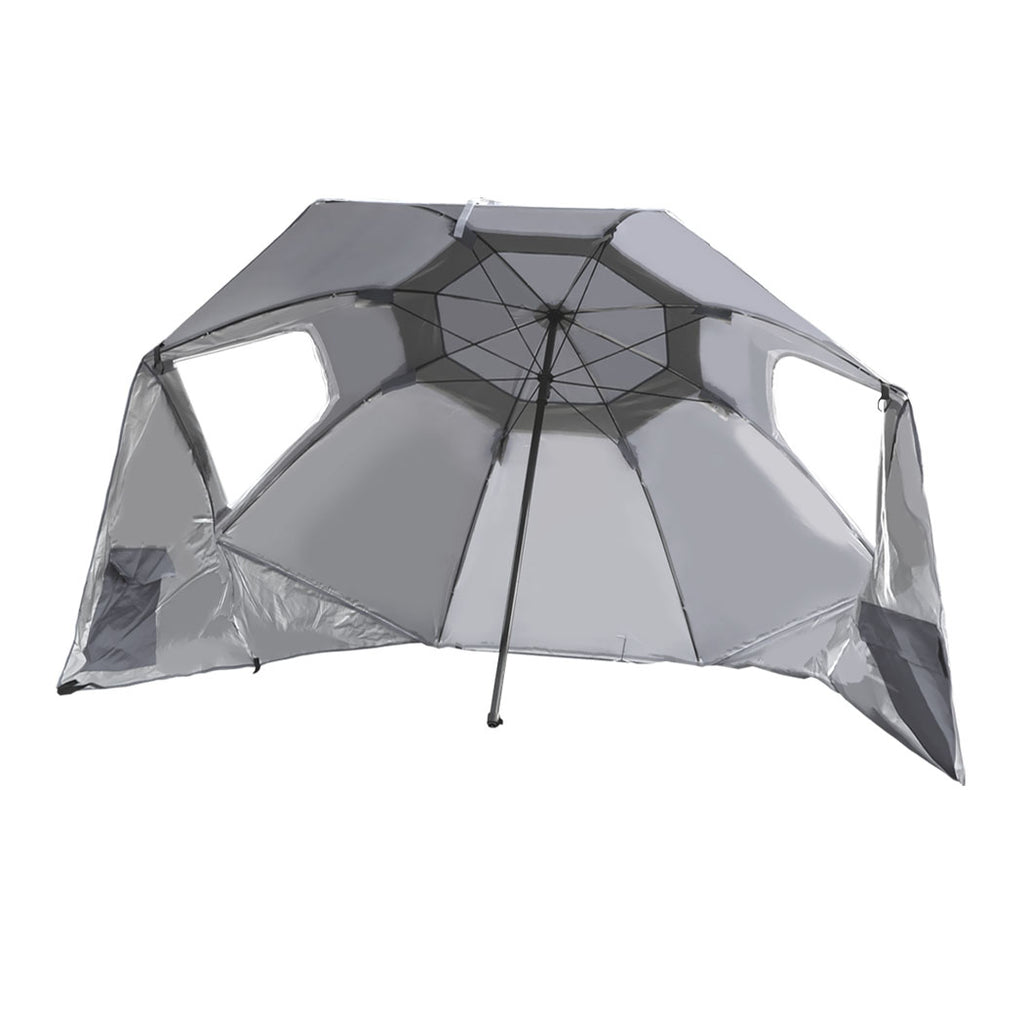 Mountview Beach Umbrella Outdoor Umbrellas Blue 2.13M-1954802645004849152