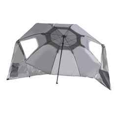 Mountview Beach Umbrella Outdoor Umbrellas Blue 2.13M-1954802645004849152