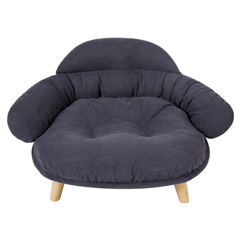 Pawz Elevated Pet Dog Cat Sofa Bed Couch L Size Grey-1954802452956057600
