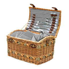 4 Person Picnic Basket Baskets Set Outdoor-1954802901864026112