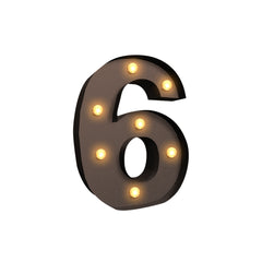 LED Metal Number Lights Free Standing-1954803064712073216