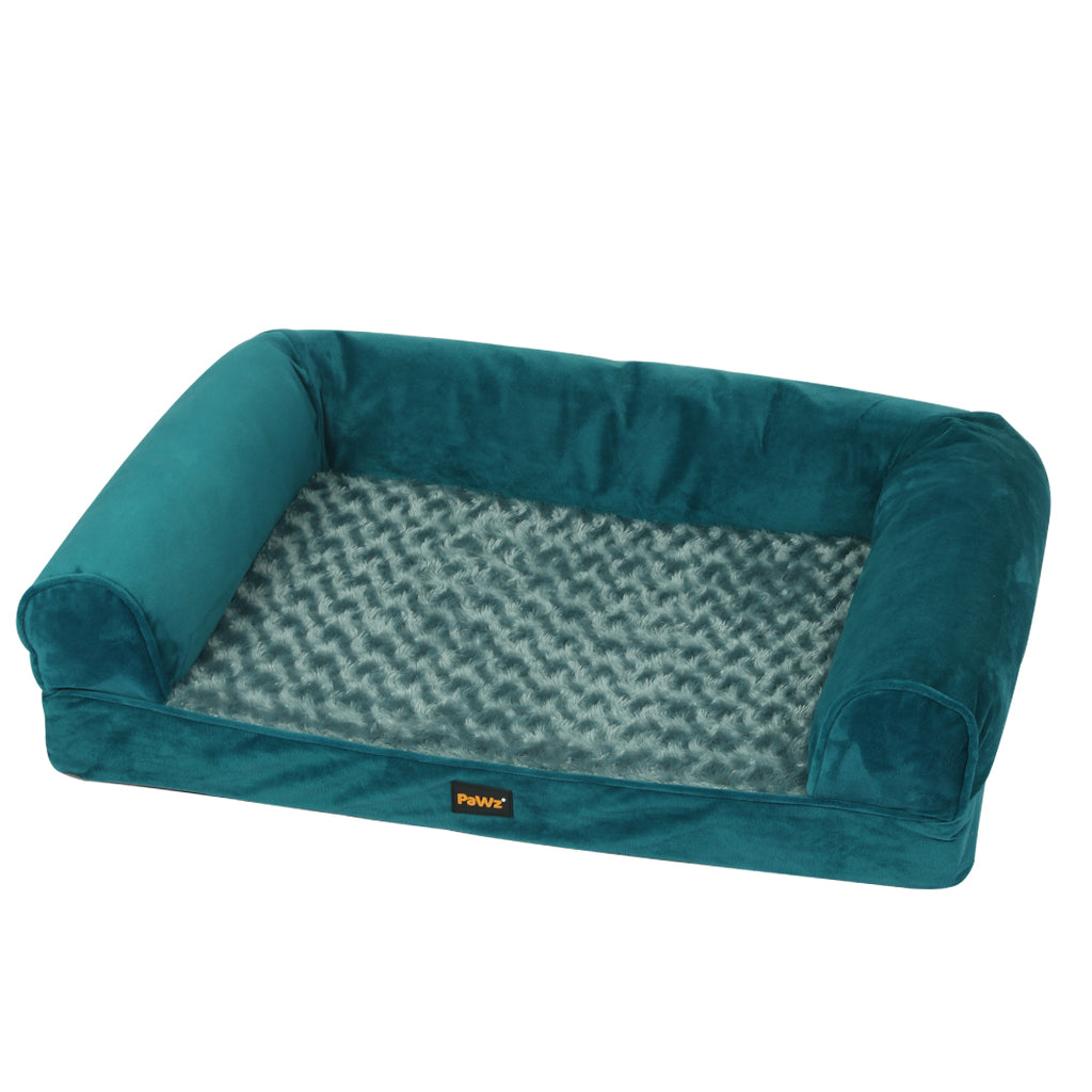 PaWz Pet Bed Sofa Dog Bedding Soft Warm L Blue Large-1954802514780098560