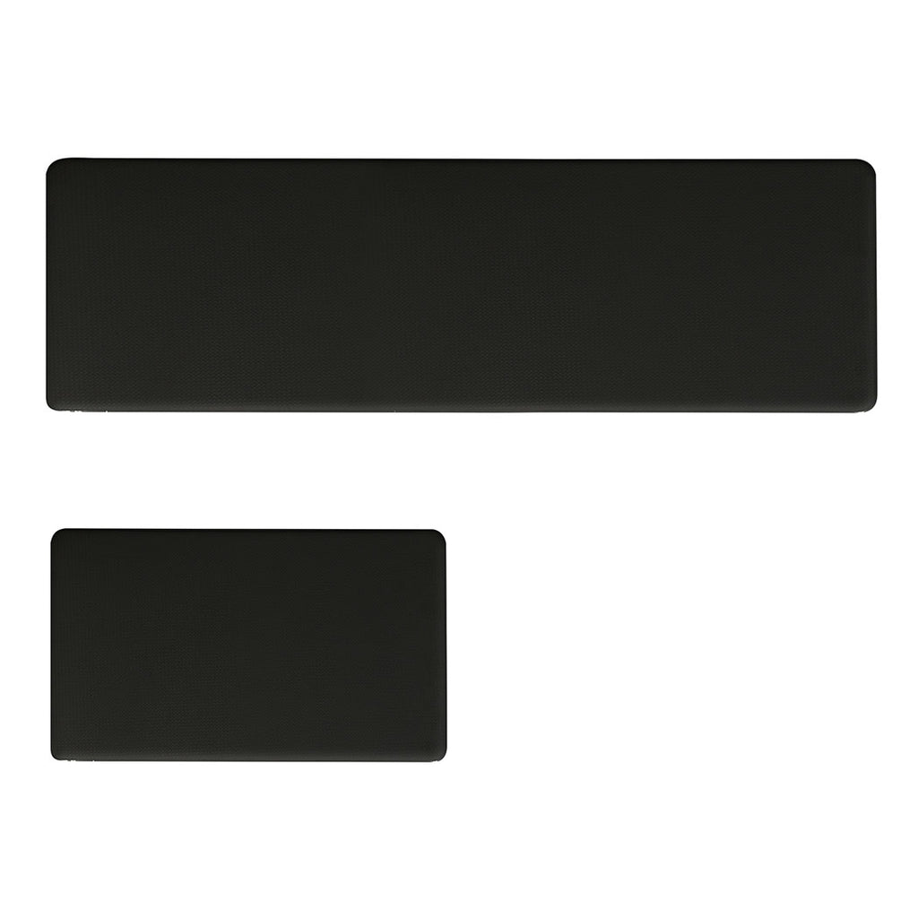 Marlow Kitchen Rug 2PCS Non Slip Anti Fatigue Mat Black-1954802461055258624