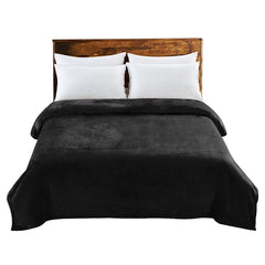 DreamZ 320GSM 220x240cm Ultra Soft Mink Black Queen-1954802936949379072