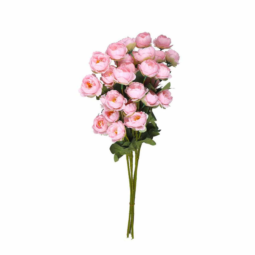 Lambu Artificial Flowers Silk Roses Pink-1954802596493529088
