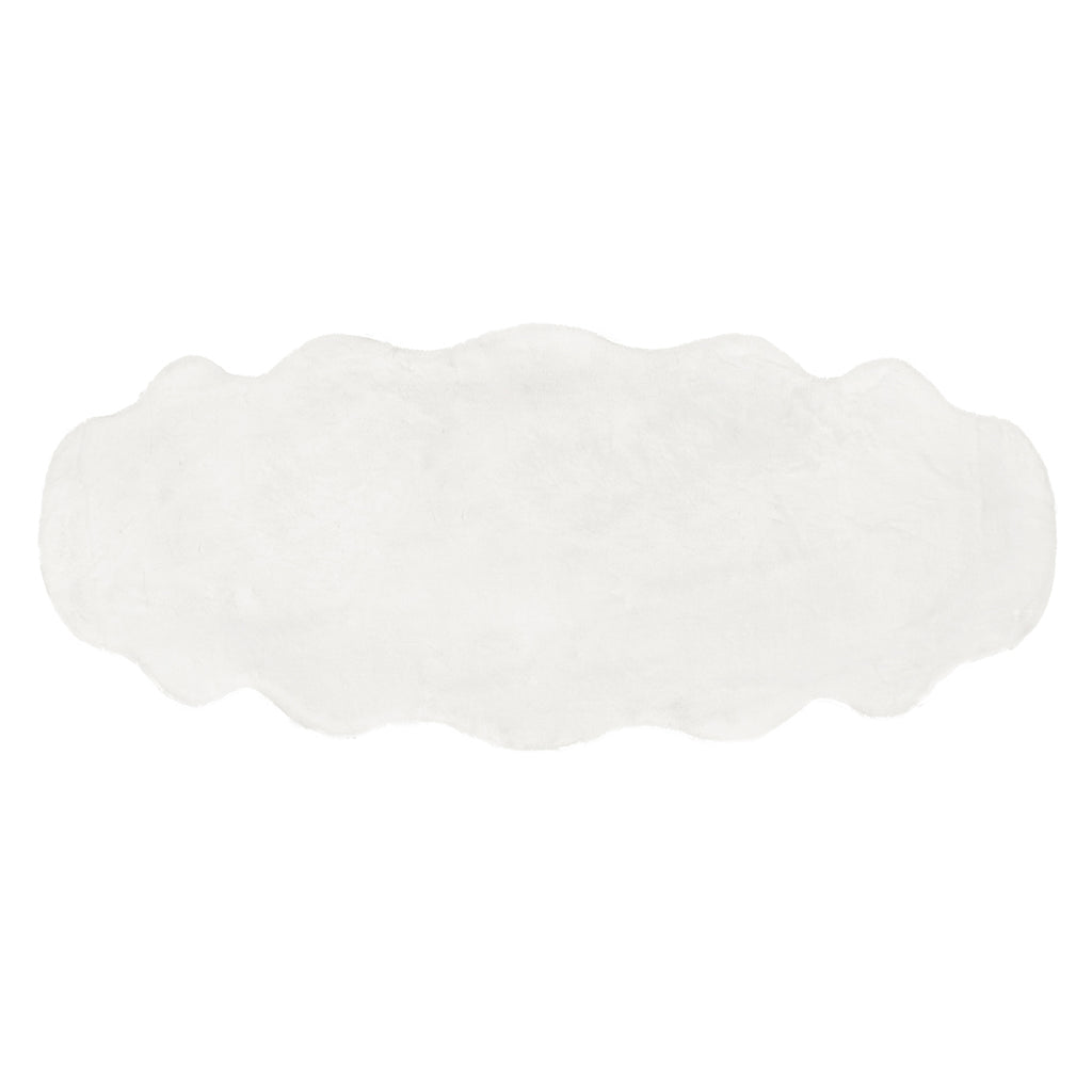 Marlow Floor Rug Area Rugs Cloud Fluffy 60X160cm White-1954802714328305664
