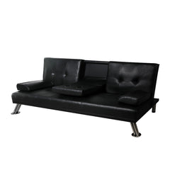Levede Sofa Bed Adjustable Recliner Black-1954803010626523136