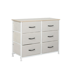 Levede Storage Cabinet Tower Chest Beige-1954802981799071744
