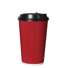 1000 Pcs 16oz Disposable Takeaway Coffee Red-1954802897220931584
