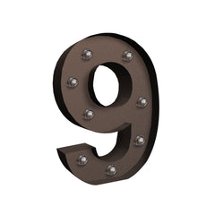 LED Metal Number Lights Free Standing-1954803090561568768