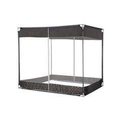 Dreamz Mosquito Bed Nets Foldable Canopy Square Grey-1954802841772232704