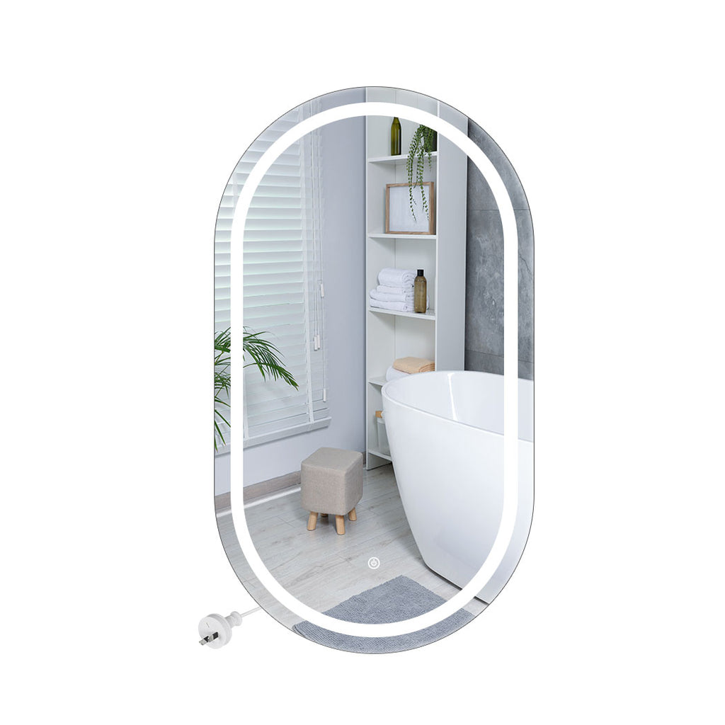 EMITTO LED Wall Mirror Oval Anti-fog 50x75cm-1954803005316534272