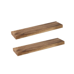Levede 2 Pcs Floating Shelves Wall Mounted Medium-1954802947275755520