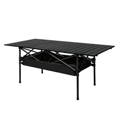 Levede Folding Camping Table Portable Black-1954802886928109568