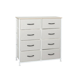 Levede Storage Cabinet Tower Chest Beige-1954802982616961024
