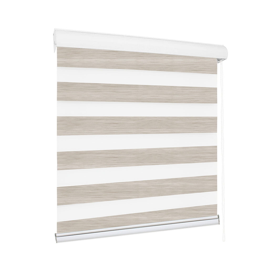 Marlow Blackout Zebra Roller Blind Curtains 180x210 Beige-1954802973817311232