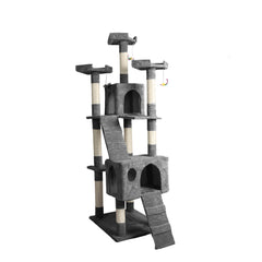 PaWz 184cm Cat Trees Scratching Post Grey-1954802765565923328