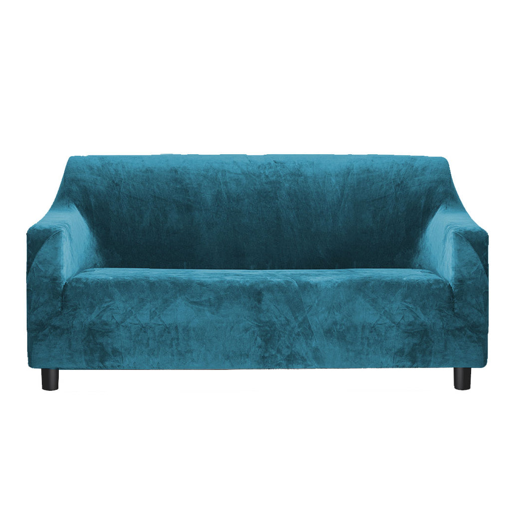 Marlow Sofa Covers 3 Seater High Stretch Green Agate Green-1954802340930392064