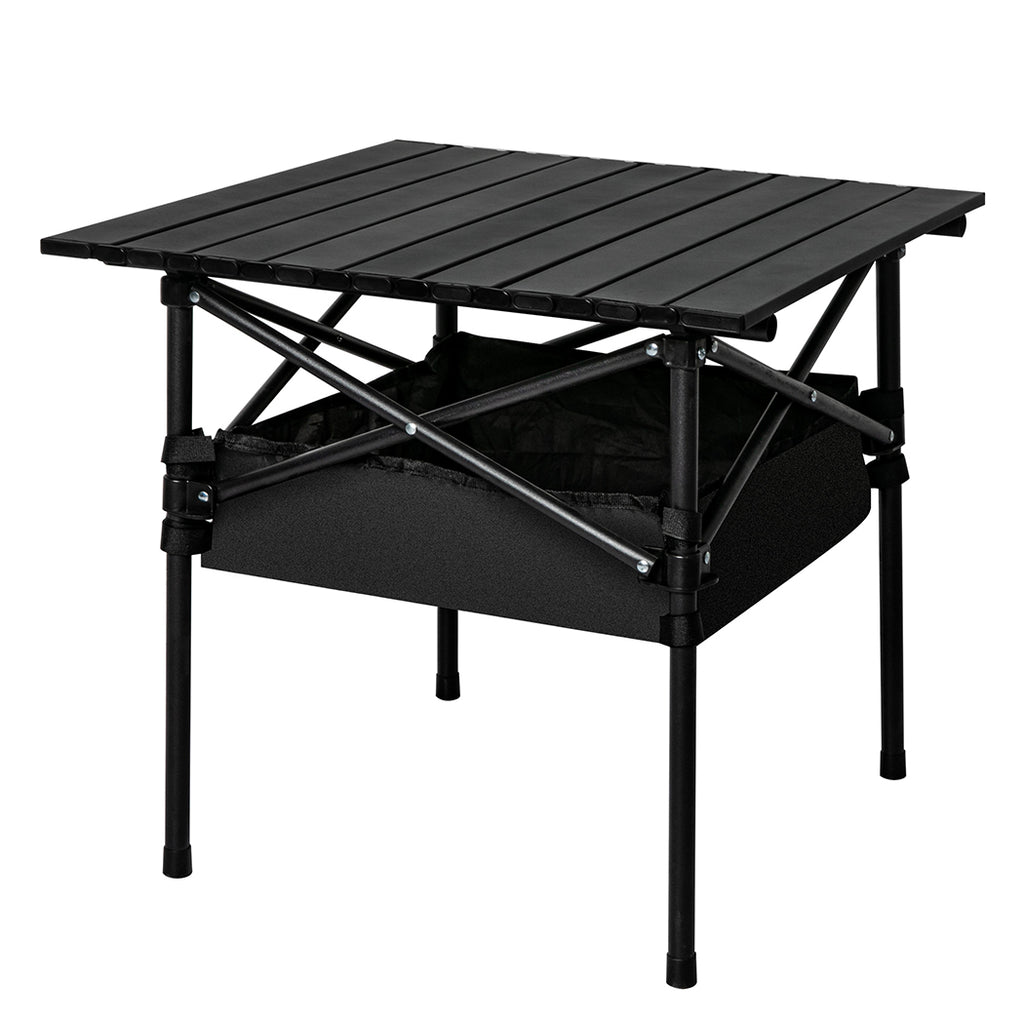 Levede Folding Camping Table Portable Black-1954802887104270336