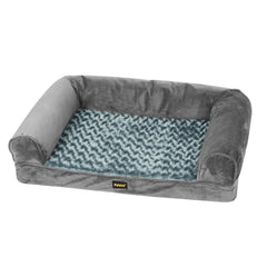 PaWz Pet Bed Sofa Dog Bedding Soft Warm L Grey Large-1954802514956259328
