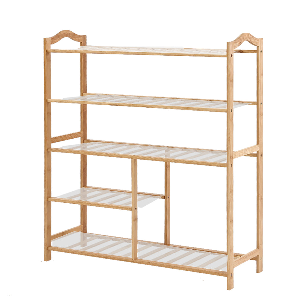 Levede Bamboo Shoe Rack Storage Wooden-1954802689703546880