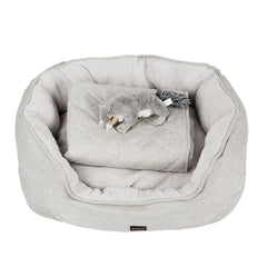PaWz Pet Bed Set Dog Cat Quilted Blanket X-Large Beige-1954802524368277504