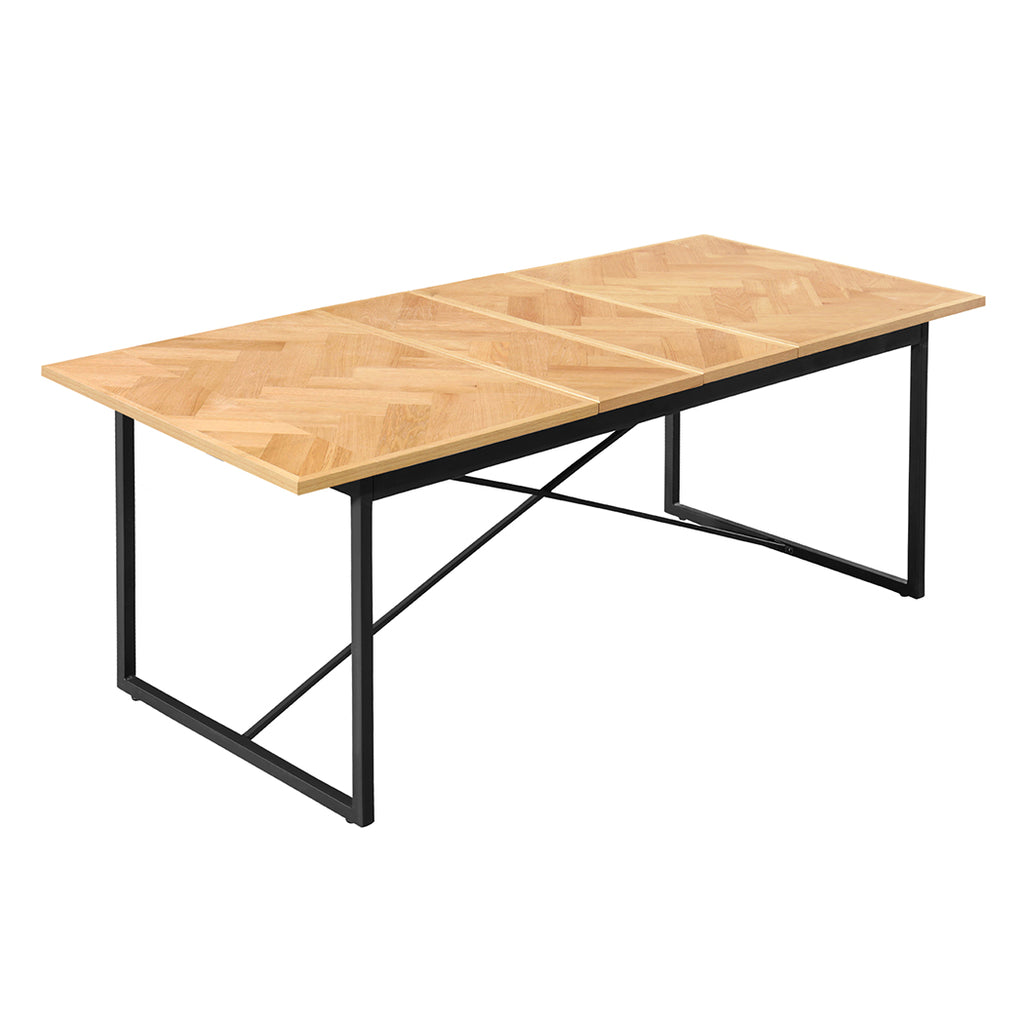 Levede Dining Table Extendable Rectangle Kitchen-1954802378700099584