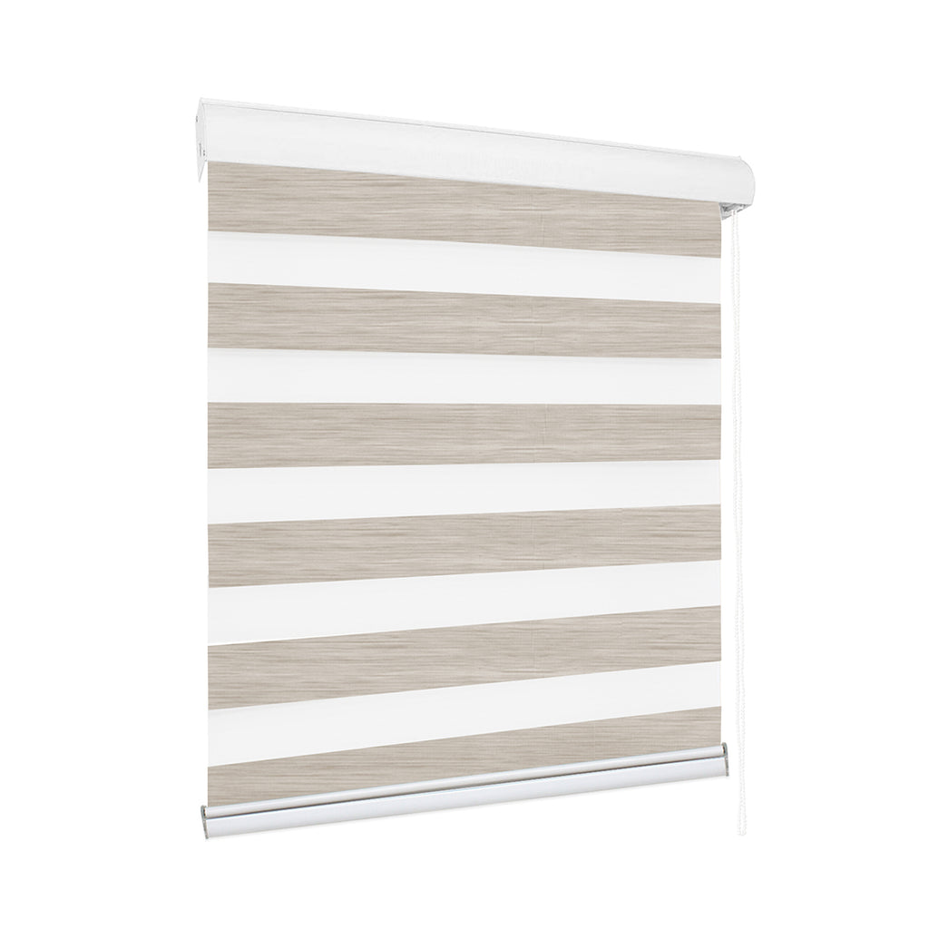 Marlow Blackout Zebra Roller Blind Curtains 60x210 Beige-1954802974706503680