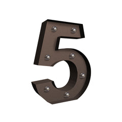 LED Metal Number Lights Free Standing-1954803064510746624