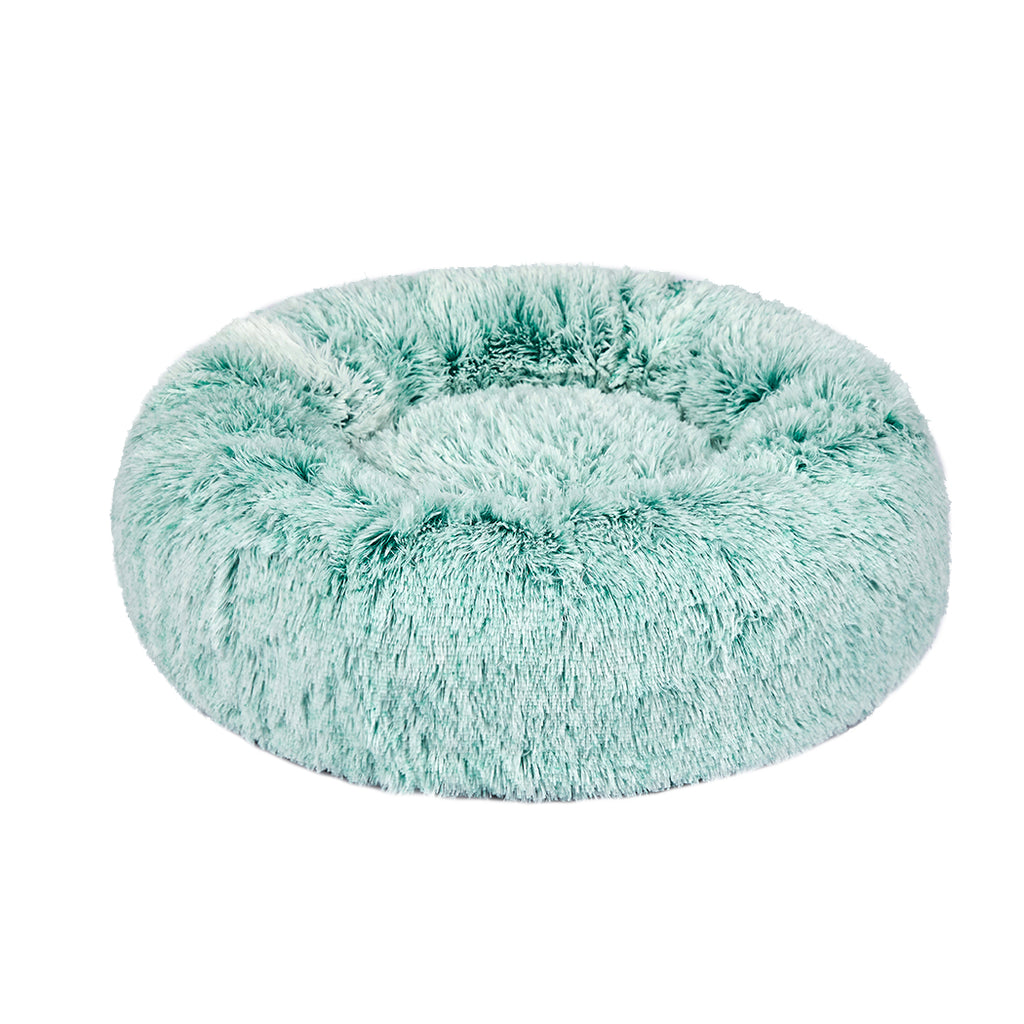 PaWz Pet Bed Cat Dog Donut Nest Calming XL Teal X-Large-1954802520891199488