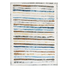 Marlow Floor Rug Short Pile Washable Carpet Soft Plush Non Slip Stripe 160x120-1954802389743702016