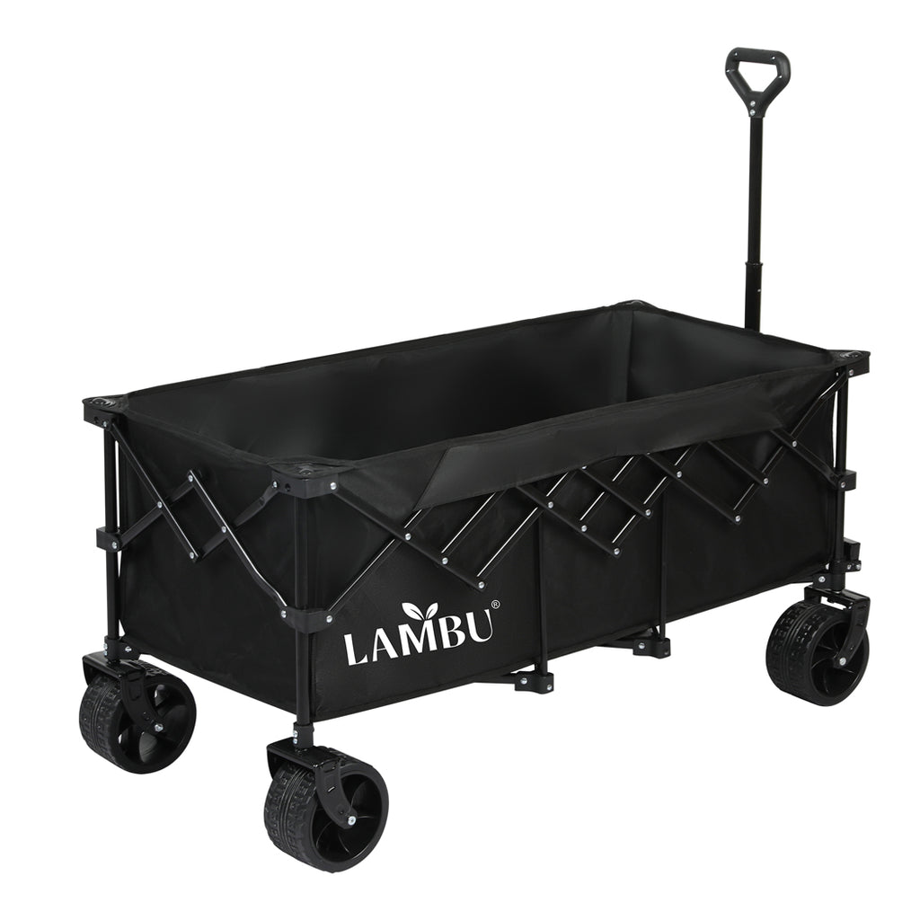Lambu Folding Wagon Trolley Cart-1954802442663235585