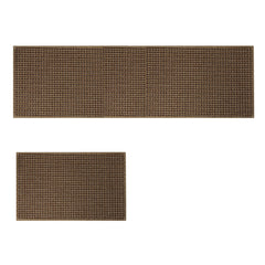Marlow Kitchen Rug 2PCS Woven Non Slip Absorbent Brown-1954802460694548480
