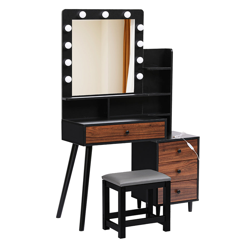 Levede Dressing Table Stool Set-1954802442864562176