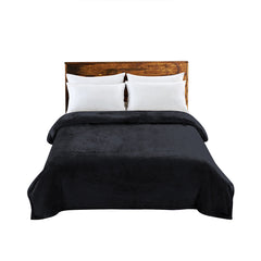 DreamZ 320GSM 220x240cm Ultra Soft Mink Dark Grey Queen-1954802937142317056