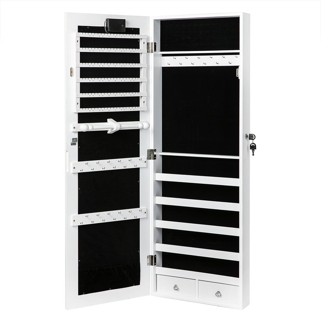 Levede Mirror Jewellery Cabinet Touch-1954802757403807744