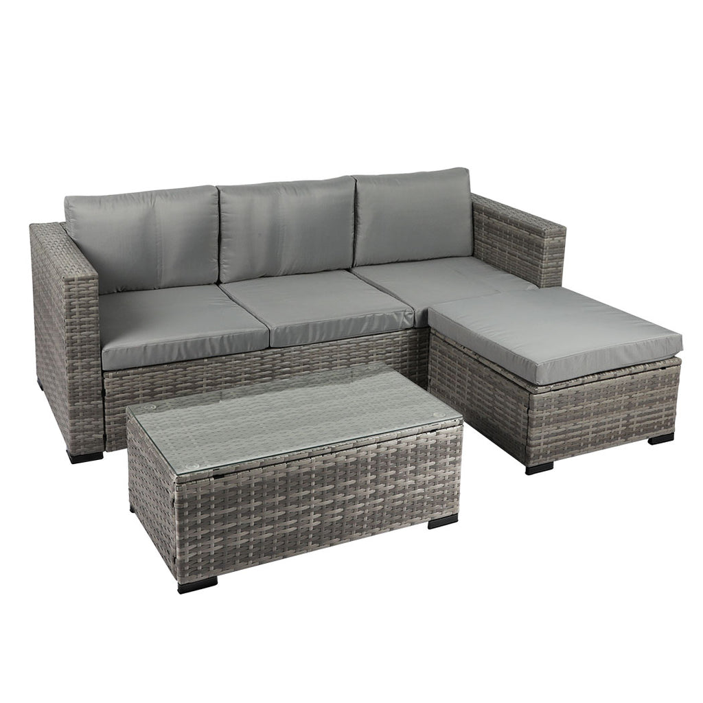 Levede 5pcs Outdoor Sofa Set Patio Furniture-1954802883123875840