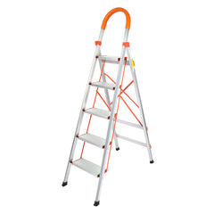 Traderight 5 Step Ladder Folding Aluminium-1954802743285780480