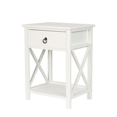 Levede 1x Bedside Tables Drawers Side-1954802691104444416