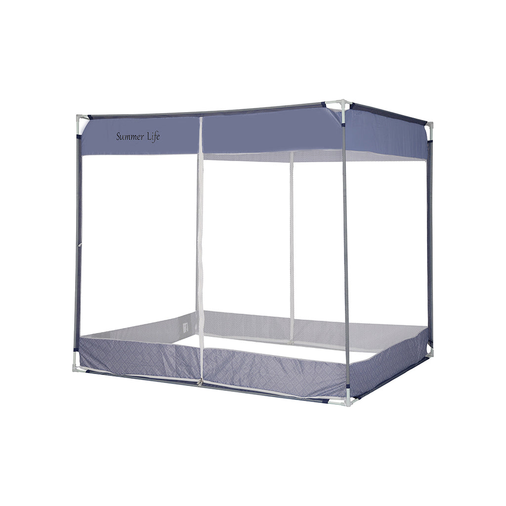 Dreamz Mosquito Bed Nets Foldable Canopy Square Blue-1954802841537351680