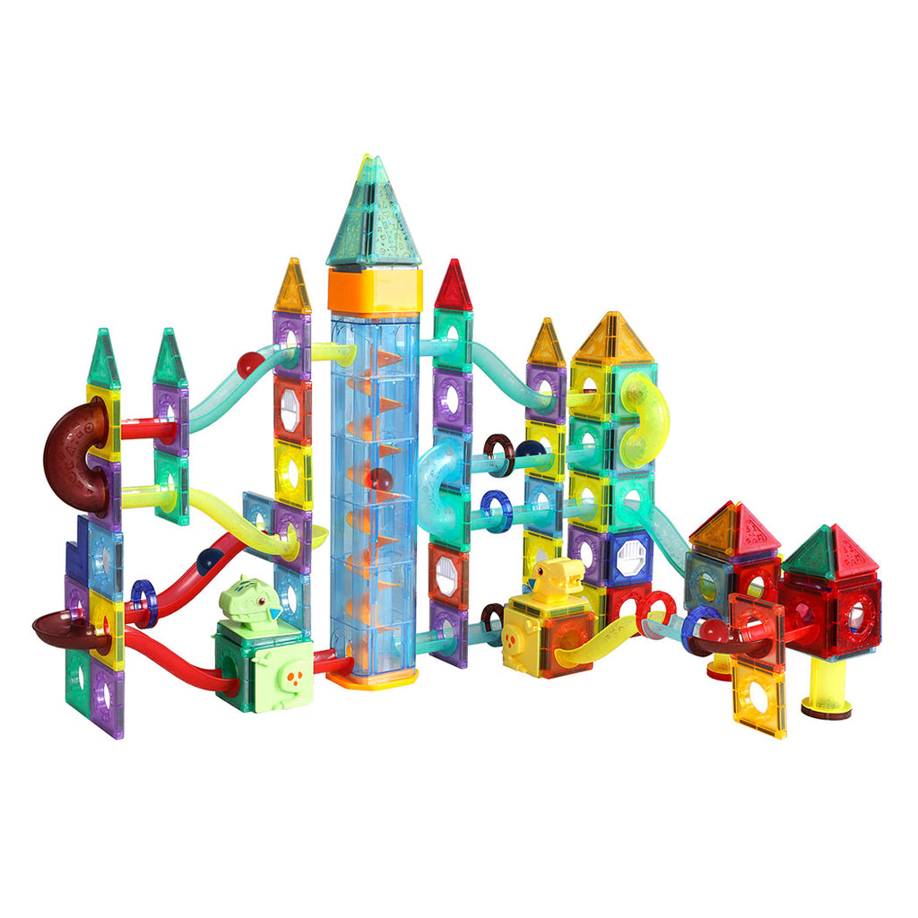 Kids Magnetic Tiles Blocks Dinosaur-1954802361528619008