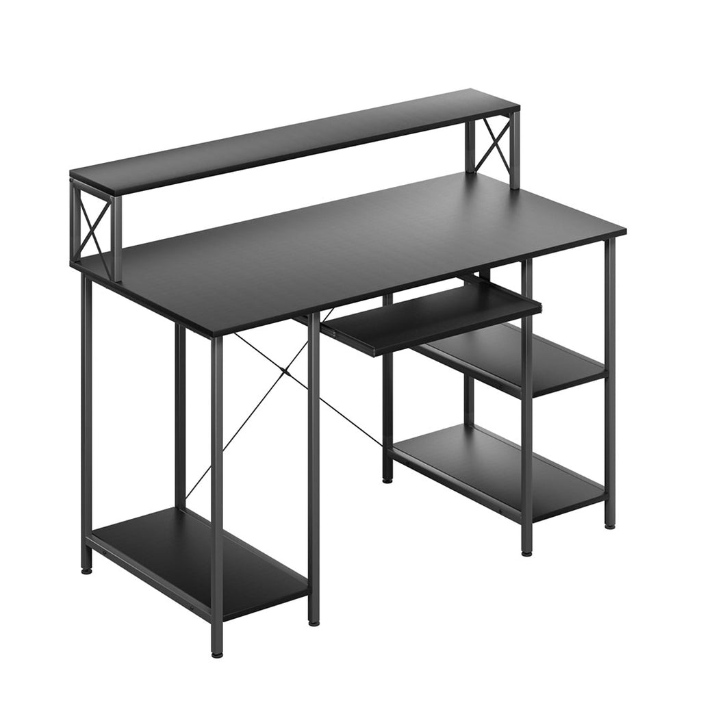 Levede Office Gaming Computer Desk Black-1954802382579830784