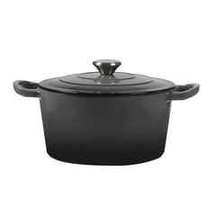 TOQUE 4L Enamel Dutch Oven Pot in Black Colour-1954802795576168448