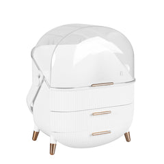 Makeup Organizer Case Drawer Portable White-1954803003059998720