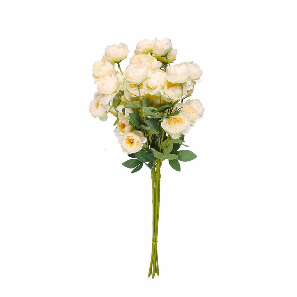Lambu Artificial Flowers Silk Roses Yellow-1954802596778741760